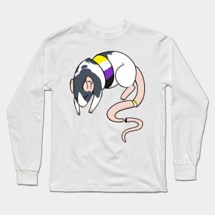 NonBinary Pride Rat Long Sleeve T-Shirt